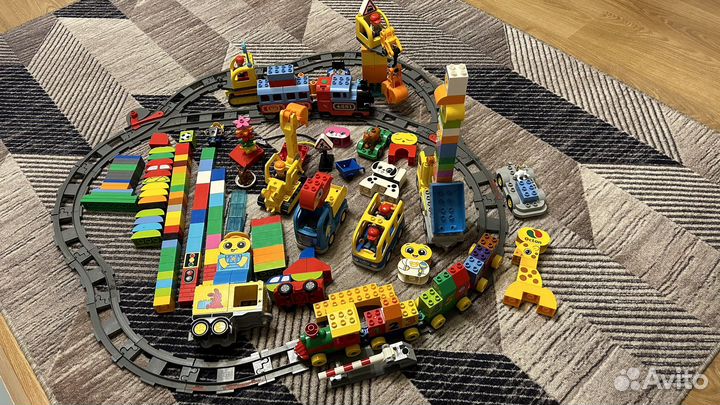 Lego duplo поезд и железная дорога