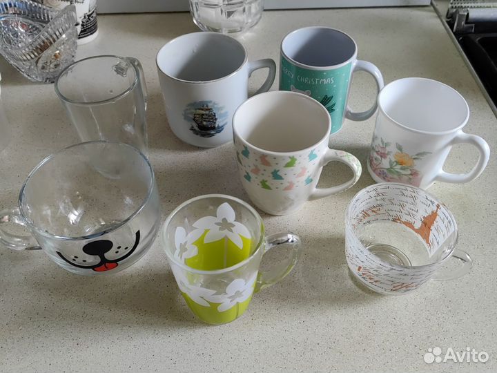 Кружки, чашки, стаканы