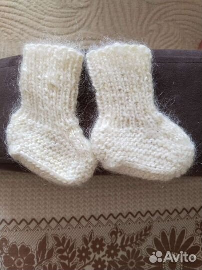Шерстяные носки на ребенка