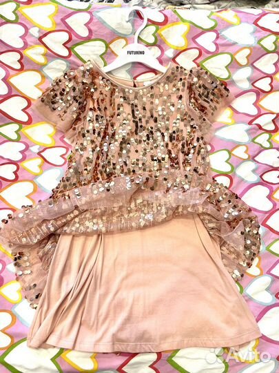 Нарядное платье для девочки 134-140 H&m