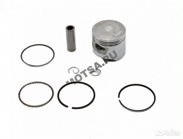 Поршень в сборе 52,25 мм мопед Дельта, Альфа, Зод