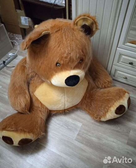 Медведь мягкая игрушка. Большой