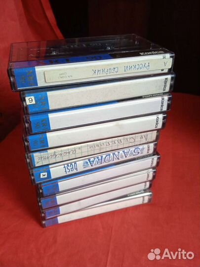 Аудиокассеты для записи. Наборы кассет б. У