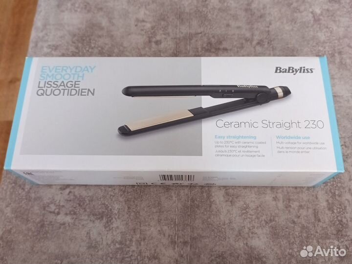 Выпрямитель для волос новый babyliss