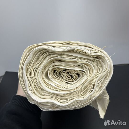 Домоткань ткань лен хлопок 31,7М ручная работа