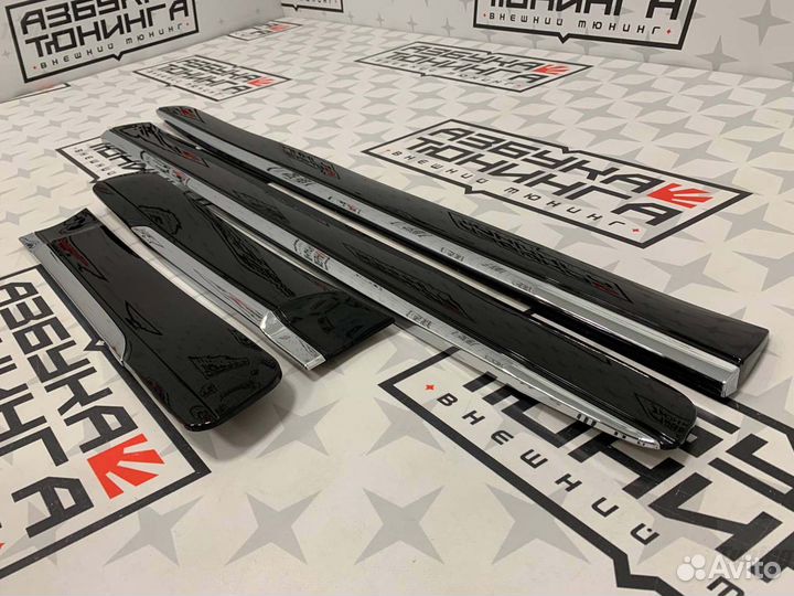 Молдинги на двери Toyota LC Prado J150 09-17г H872