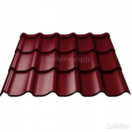 Металлочерепица классик (монтеррей) толщина 0,5мм