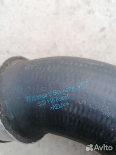 Патрубок интеркулера Фольксваген Пассат Б6