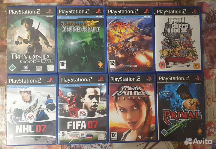 Диски PS2 лицензия