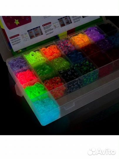 Очень Большой набор резинок для плетения нов