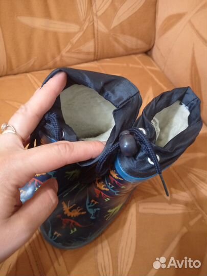 Детские резиновые сапоги