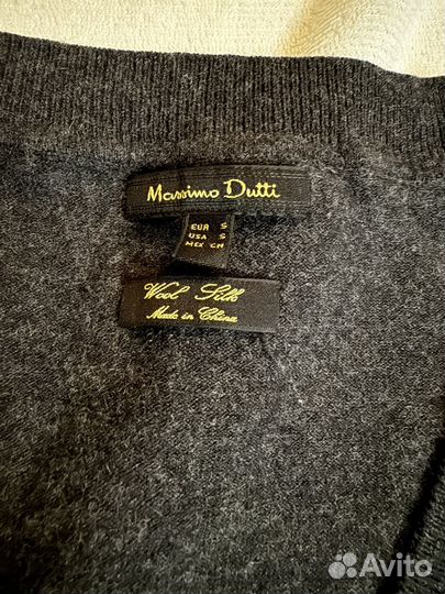 Massimo dutti пуловер (шерсть и шелк)