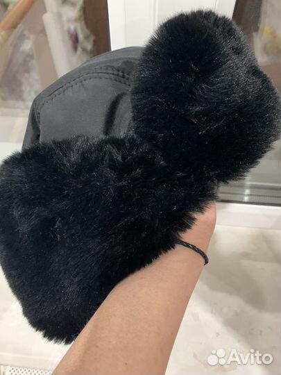 Шапка ушанка мужская