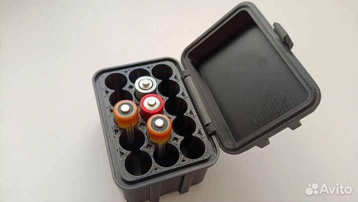 Бокс/ кейс/ органайзер для батареек аа