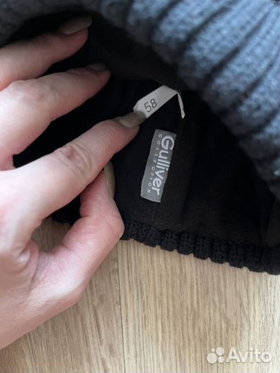 Шапка зимняя для девочки 58 gulliver