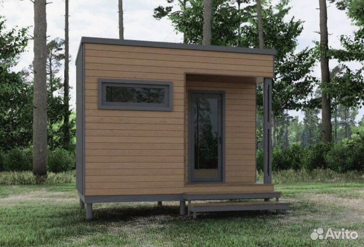 Модульная баня с готовой отделкой