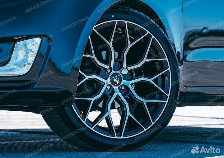 Литые диски R18 на KIA Rio