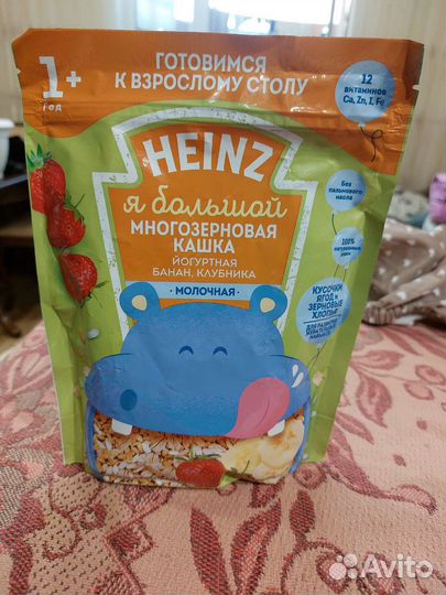 Каша молочная Heinz. 1+