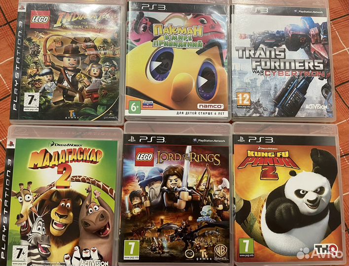 Детские игры по мультикам и фильмам ps3