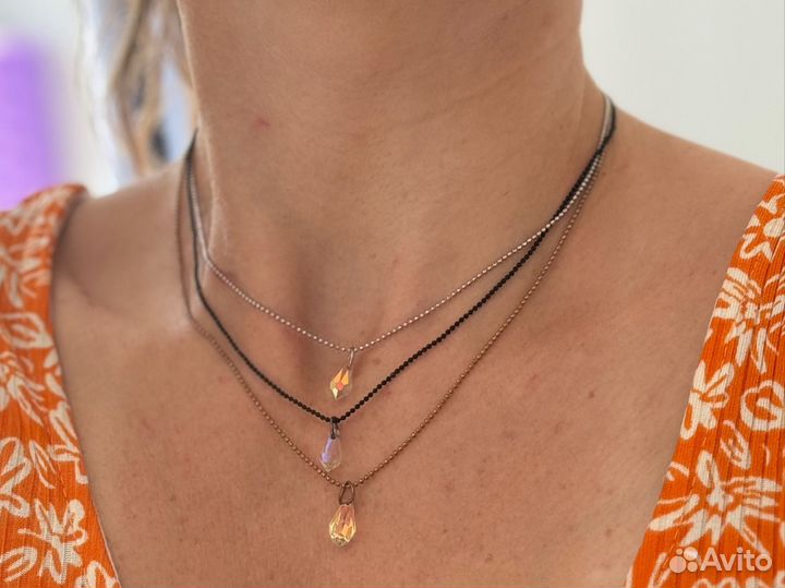 Бижутерия, подвеска, серьги, кольцо