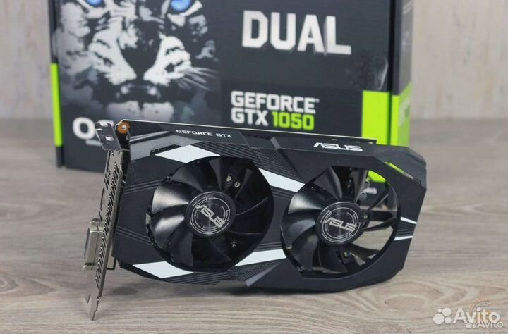 Видеокарта asus GTX 1050 2GB dual