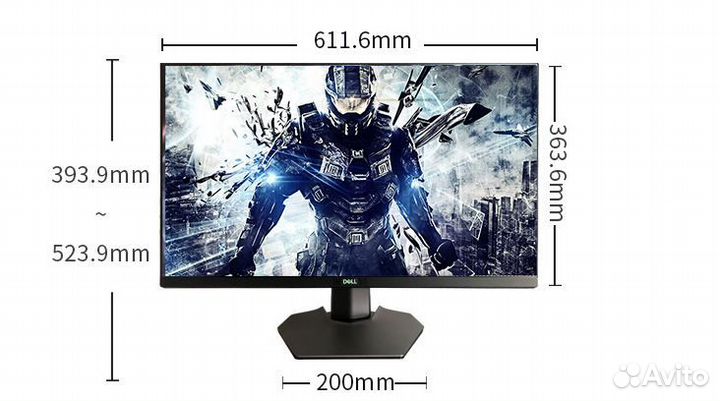 Игровой Монитор dell s2721dgf 165 Гц, IPS