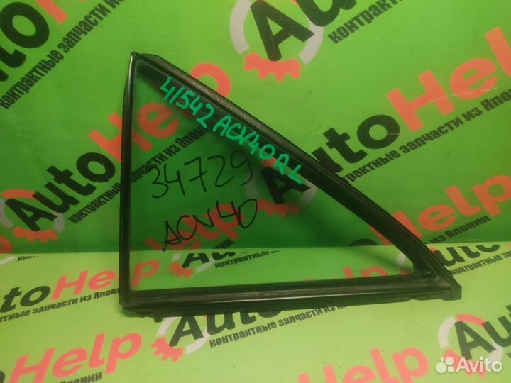 Форточка двери toyota camry ACV40 зад лев