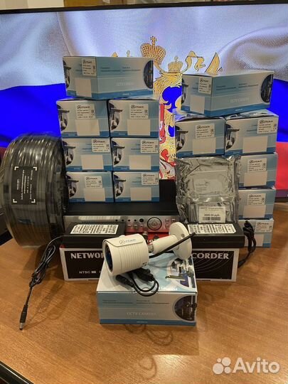 Комплект видеонаблюдения на 16 камер