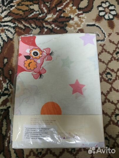 Простынь на резинке детская 60на 120