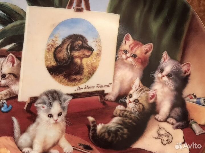 Коты котята тарелка Германия