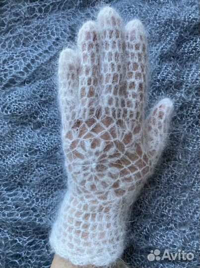 Перчатки пуховые