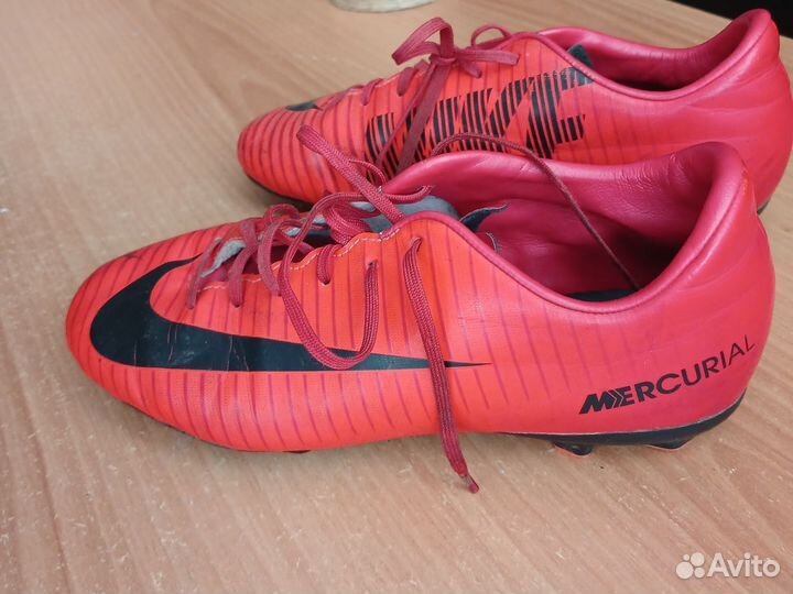 Футбольные бутсы nike mercurial 38 размер