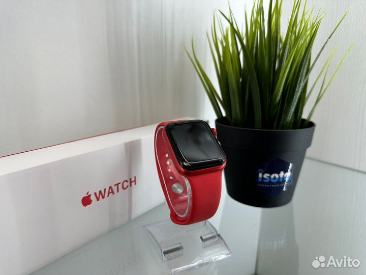 Apple Watch S6 44mm RED Ростест Б/У