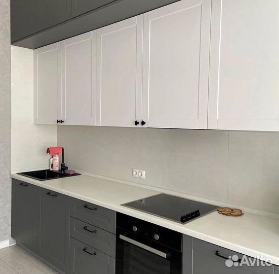 Прямой кухонный гарнитур AGT фасады