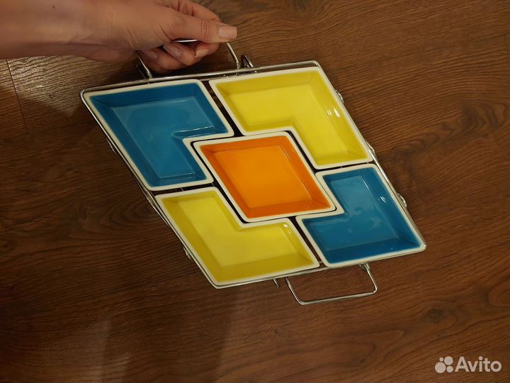 Менажница, набор соусников, блюд