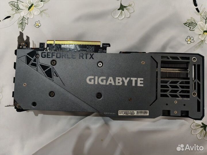 Видеокарта gigabyte RTX 3070 gaming OC