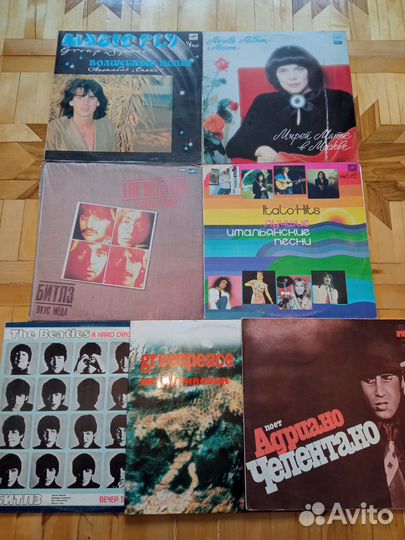 Виниловые пластинки с зарубежной эстрадой