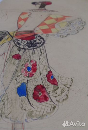 Музейный уровень Константин Бруни рисунок 1928 год