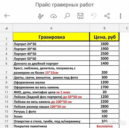 Памятники, Гравировка, Благоустройство, Ретушь