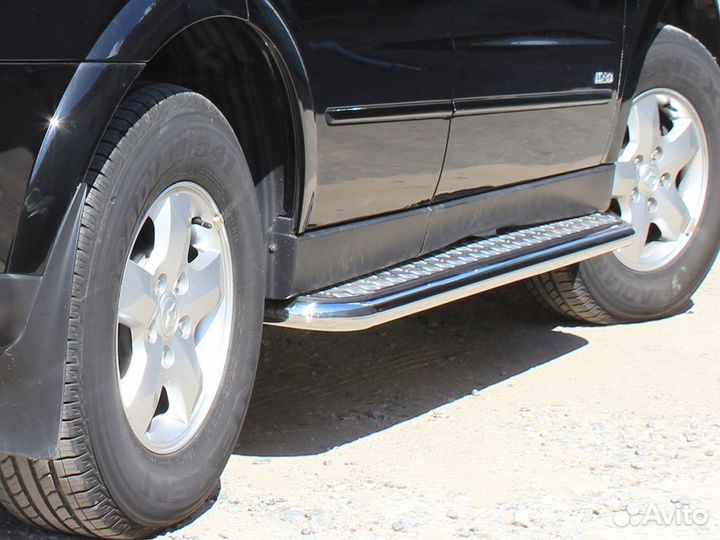 Пороги с листом d-53 Great Wall Hover Ховер H3