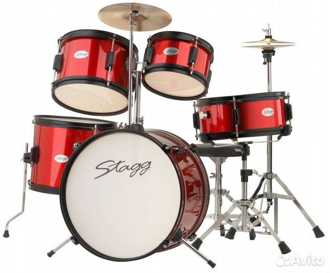 Детская ударная установка Stagg TIM JR 5/16 RD
