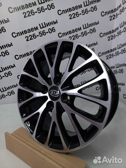 Литые диски R15 4x100 RIO/solaris Black polish