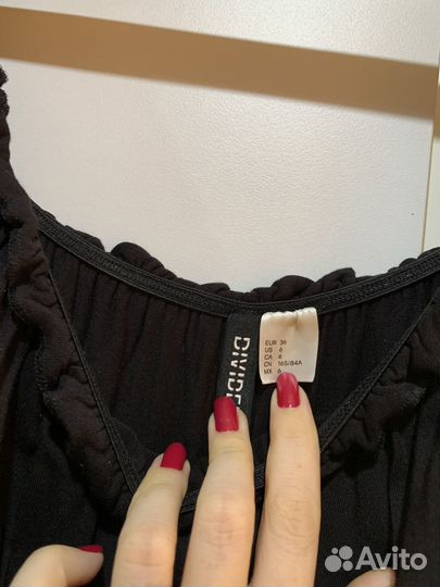 Черное платье в пол