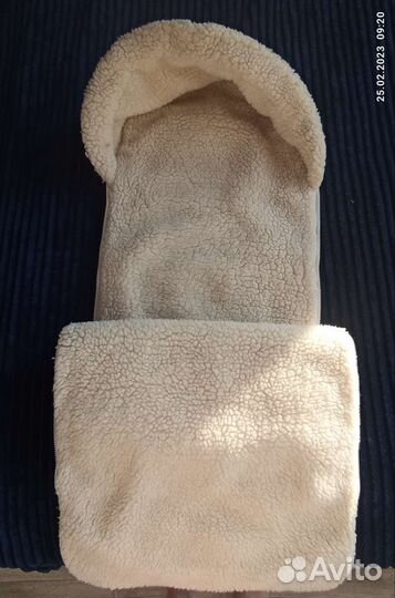 Зимний конверт на овчине