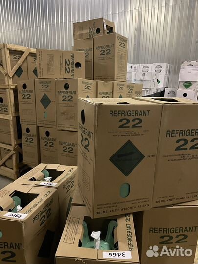 Фреон R134, R410A, R404A, R22, R407, R507