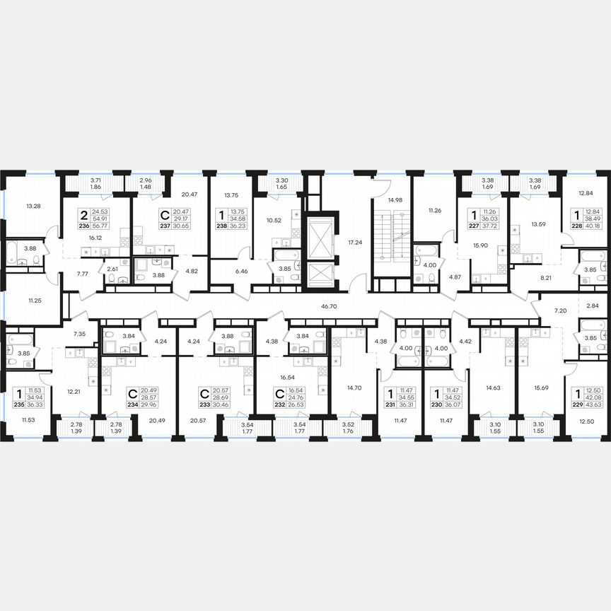 Квартира-студия, 30 м², 7/15 эт.