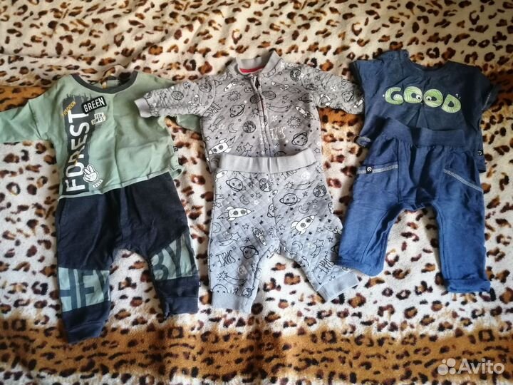 Вещи пакетом на мальчика 68 размер