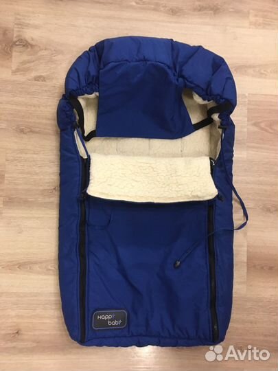 Детский зимний конверт happy baby в коляску