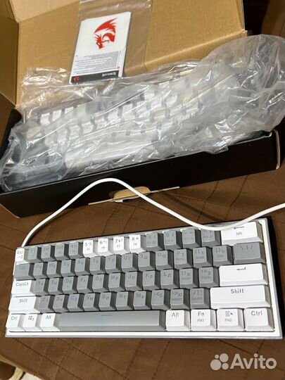 Клавиатура red dragon fizz k617 rgb usb