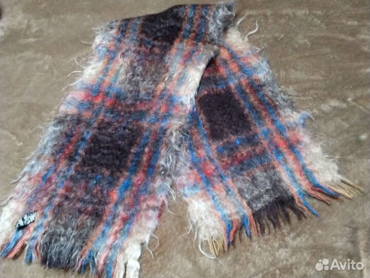 Шарф мохеровый мужской. Длина 130 см ширина 30см